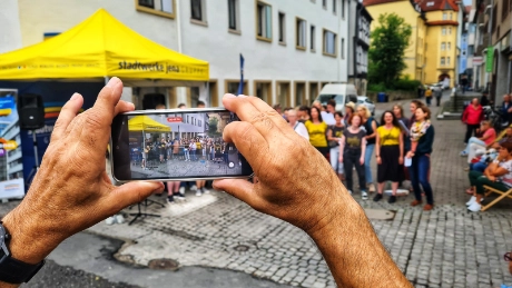 Fête de la Musique at the Stadtwerke Jena customer center Fête de la Musique at the Stadtwerke Jena customer center